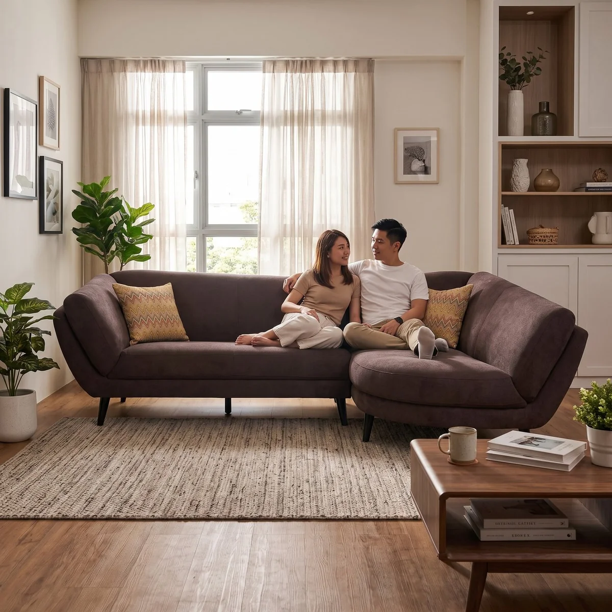 Sofa Emily Verona Bentuk L