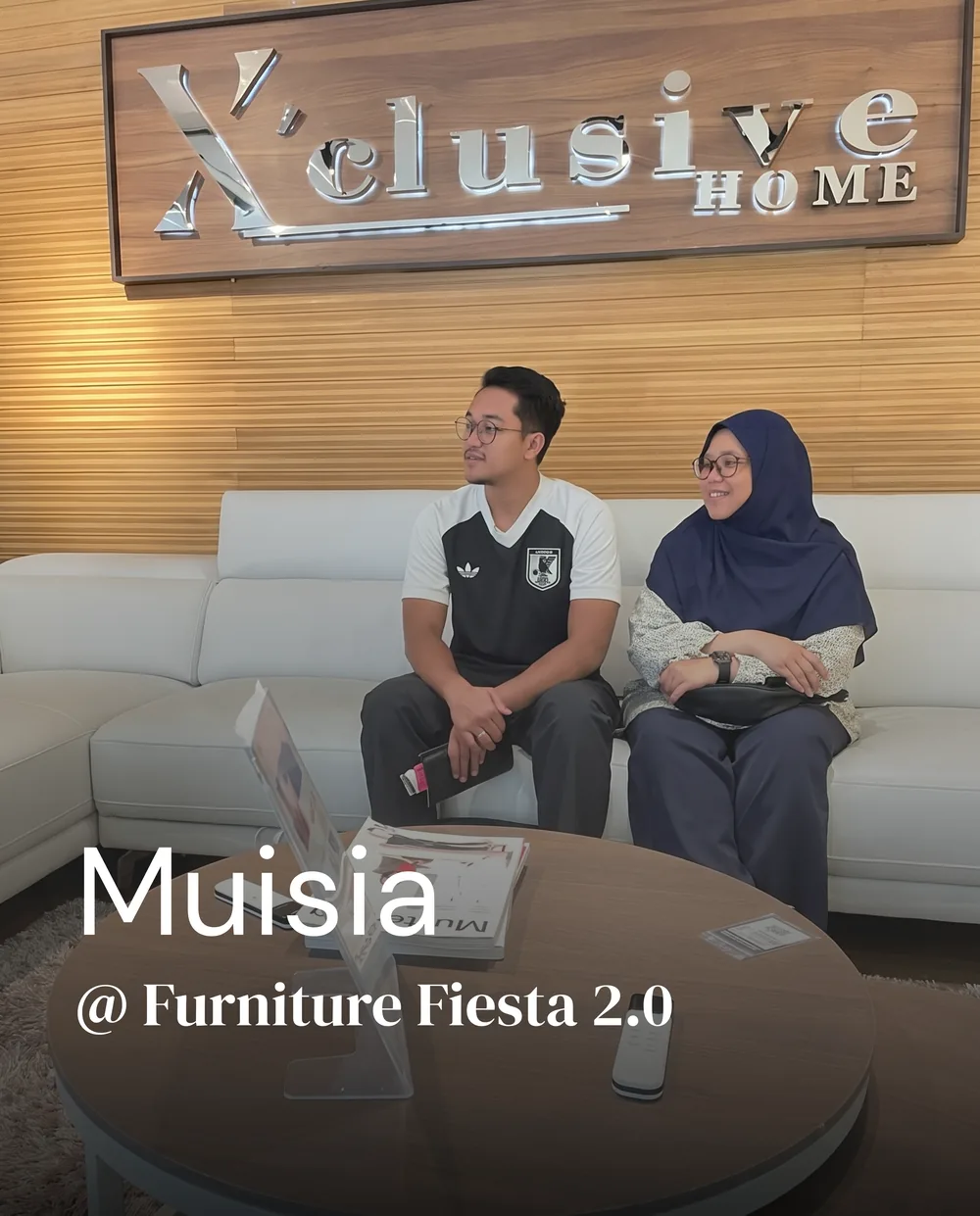Muisia at an X'clusive Home furniture event