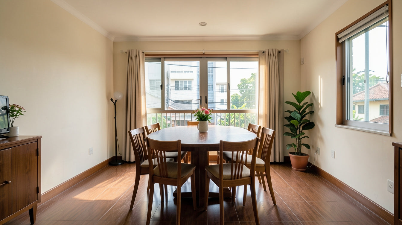 The Complete Guide to Dining Table Shapes: Round, Rectangular, Oval or Square? - Singapore Home Interior