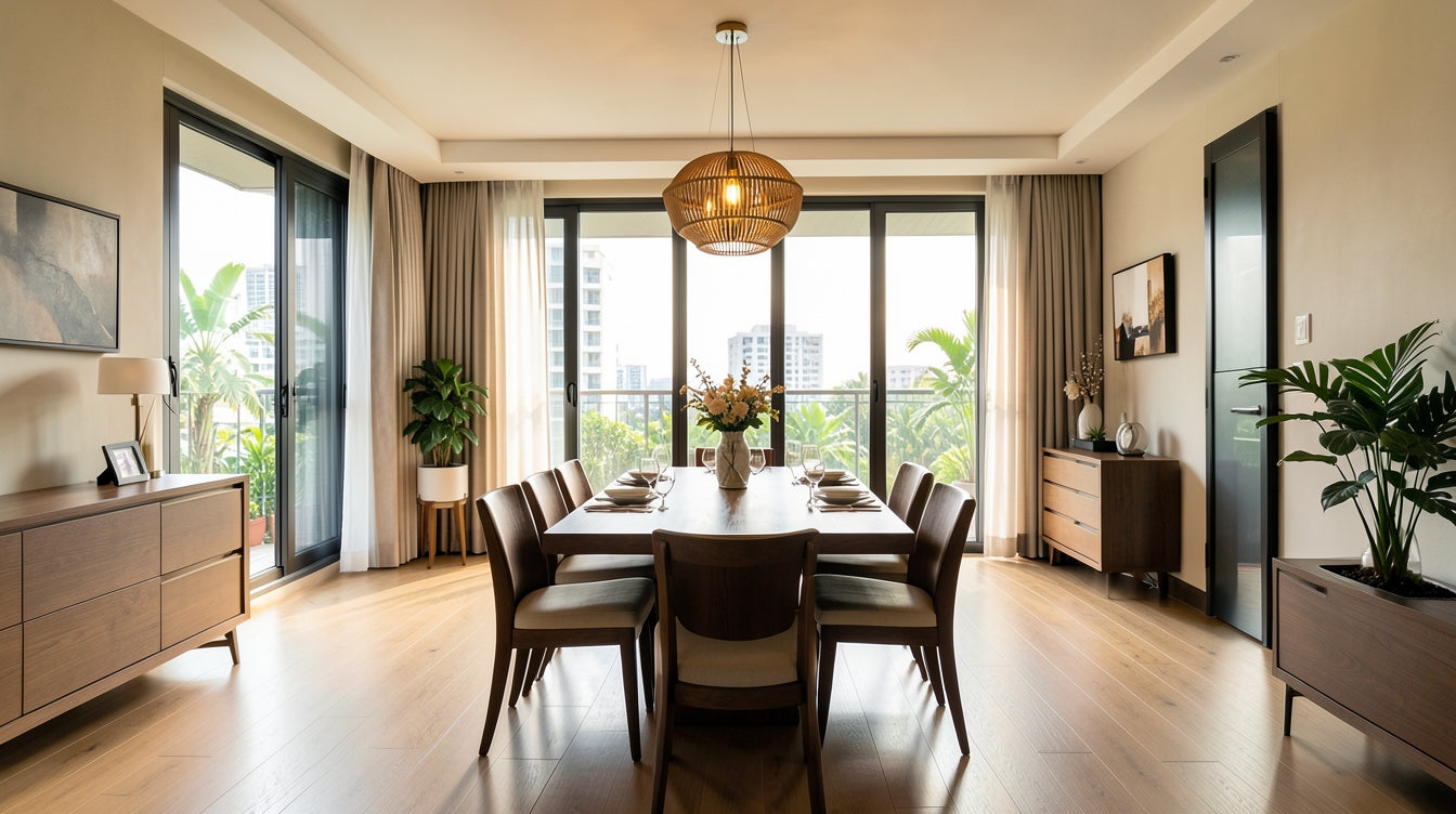 How Much Clearance Do You Really Need Around a Dining Table? - Singapore Home Interior