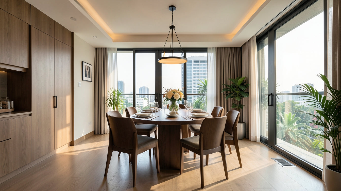 How High Should Your Dining Chairs Be Relative to Your Dining Table? - Singapore Home Interior