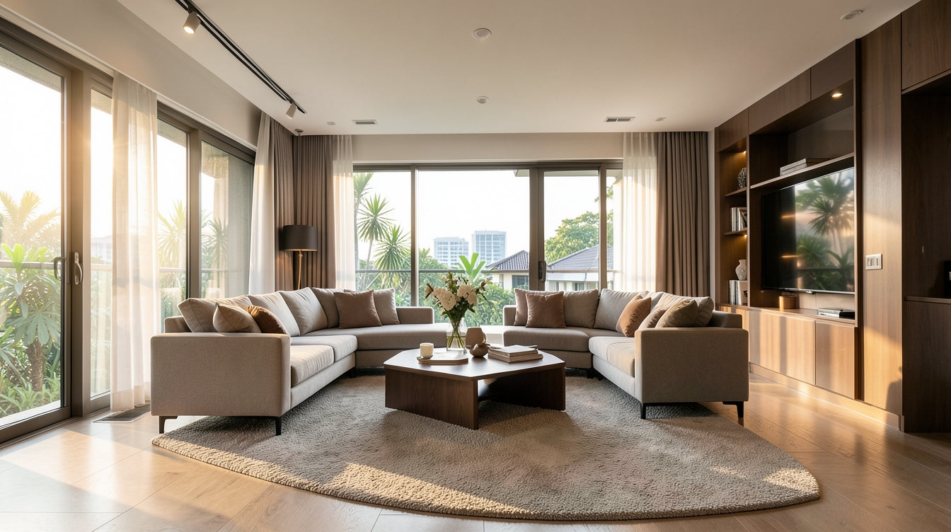 How to Choose a Coffee Table That Actually Fits Your Living Room Layout - Singapore Home Interior