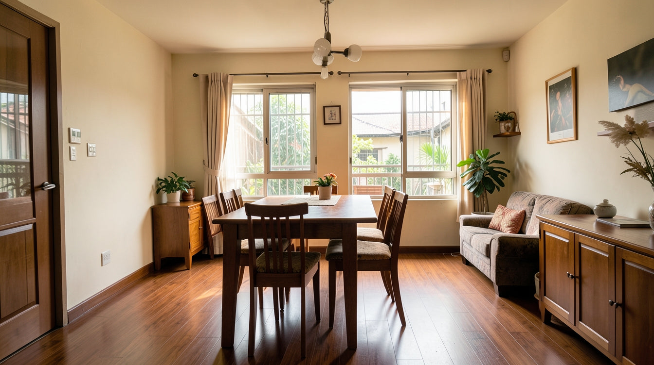 How to Plan a Dining Area When You Don't Have a Separate Dining Room - Singapore Home Interior