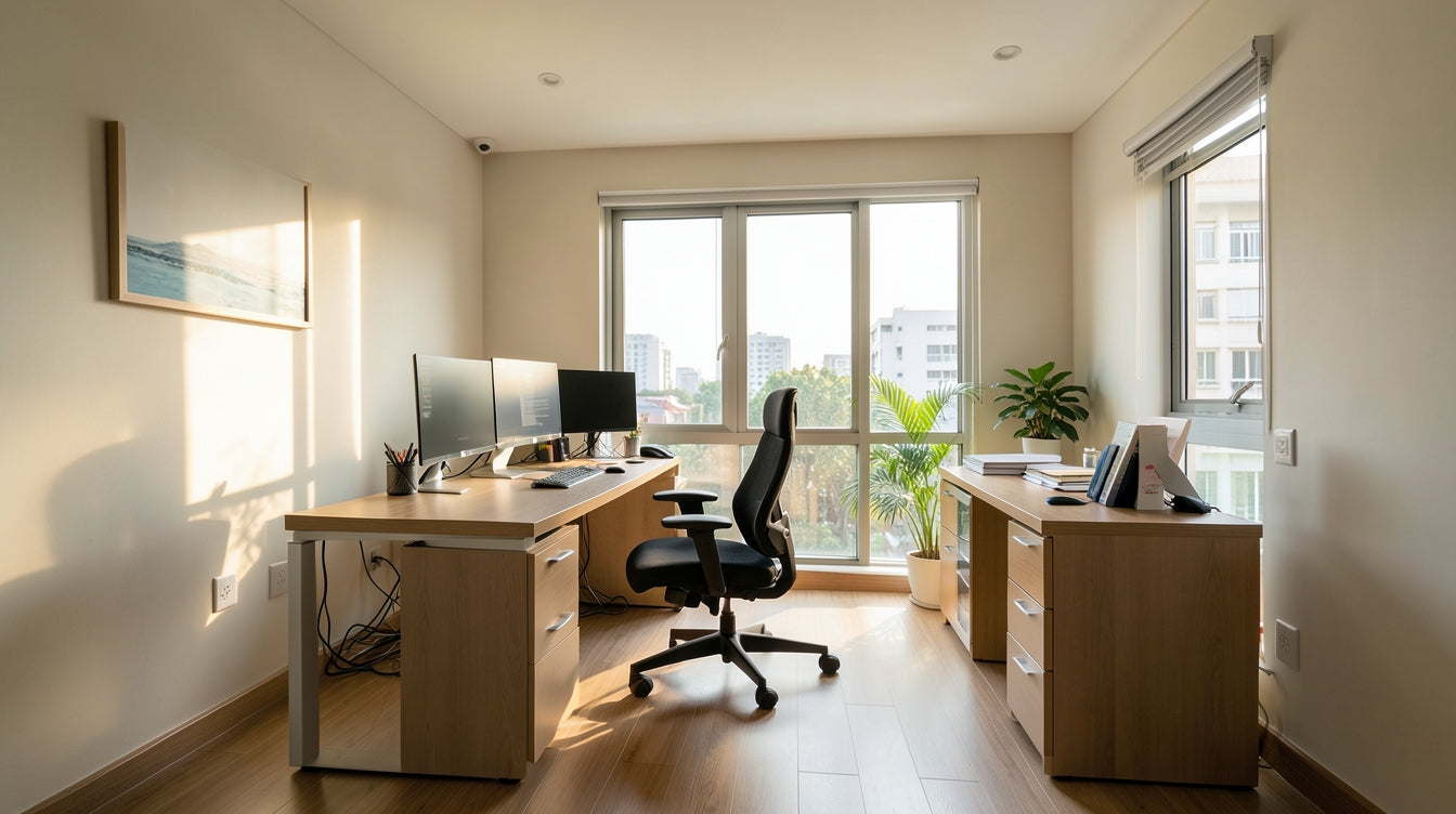 Furnishing a Condo Guest Room That Doubles as a Home Office - Singapore Home Interior