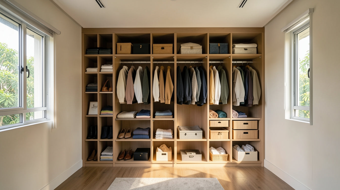 Built-In Wardrobe vs Freestanding Wardrobe: Pros, Cons and When Each Makes Sense - Singapore Home Interior