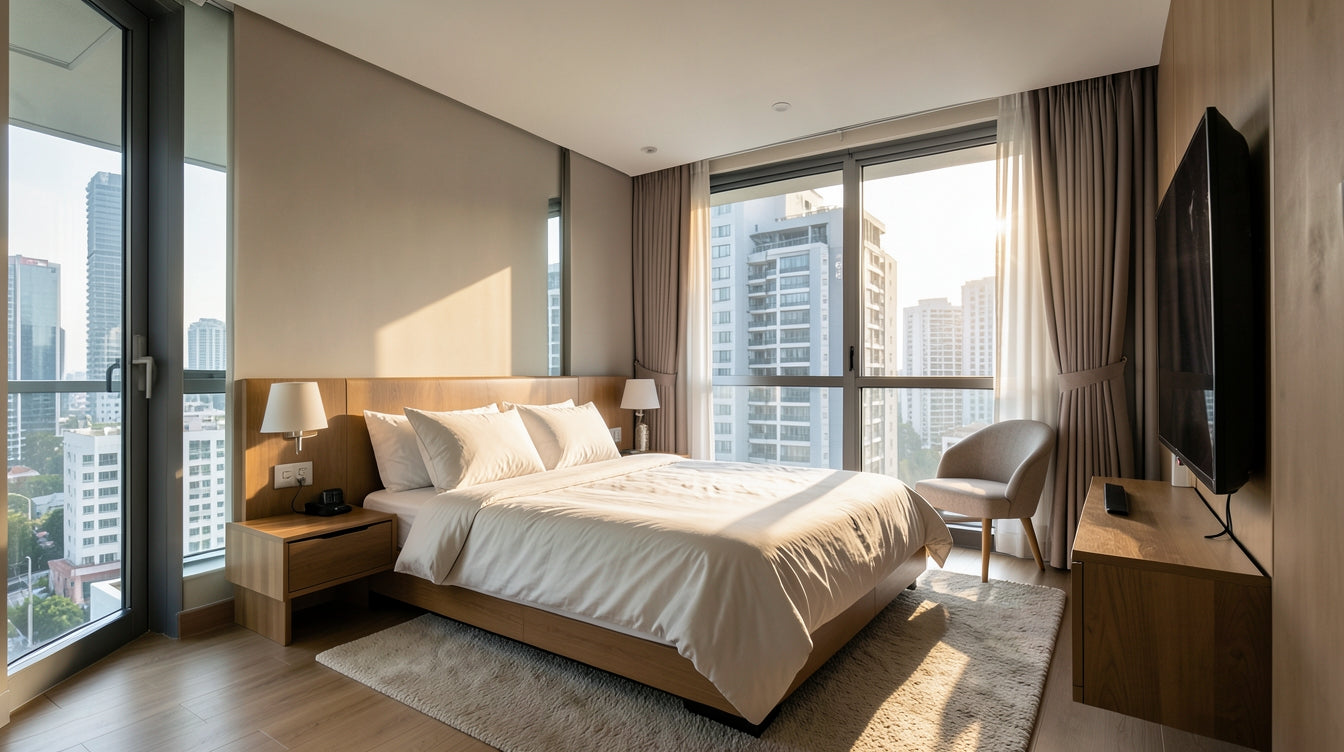 How to Make a Small HDB Bedroom Look and Feel Bigger With the Right Furniture Choices - Singapore Home Interior