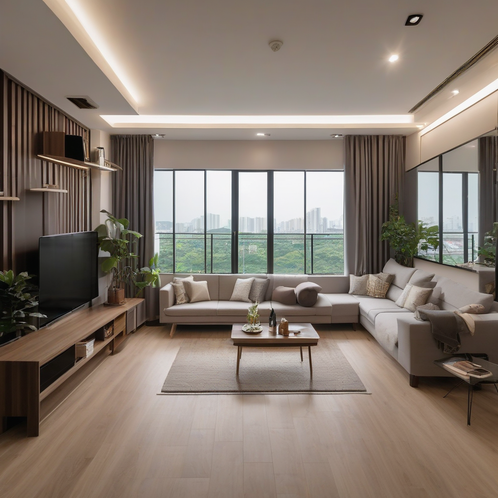 How to Create Zones in a Studio or 2-Room HDB Using Just Furniture - Singapore Home Interior