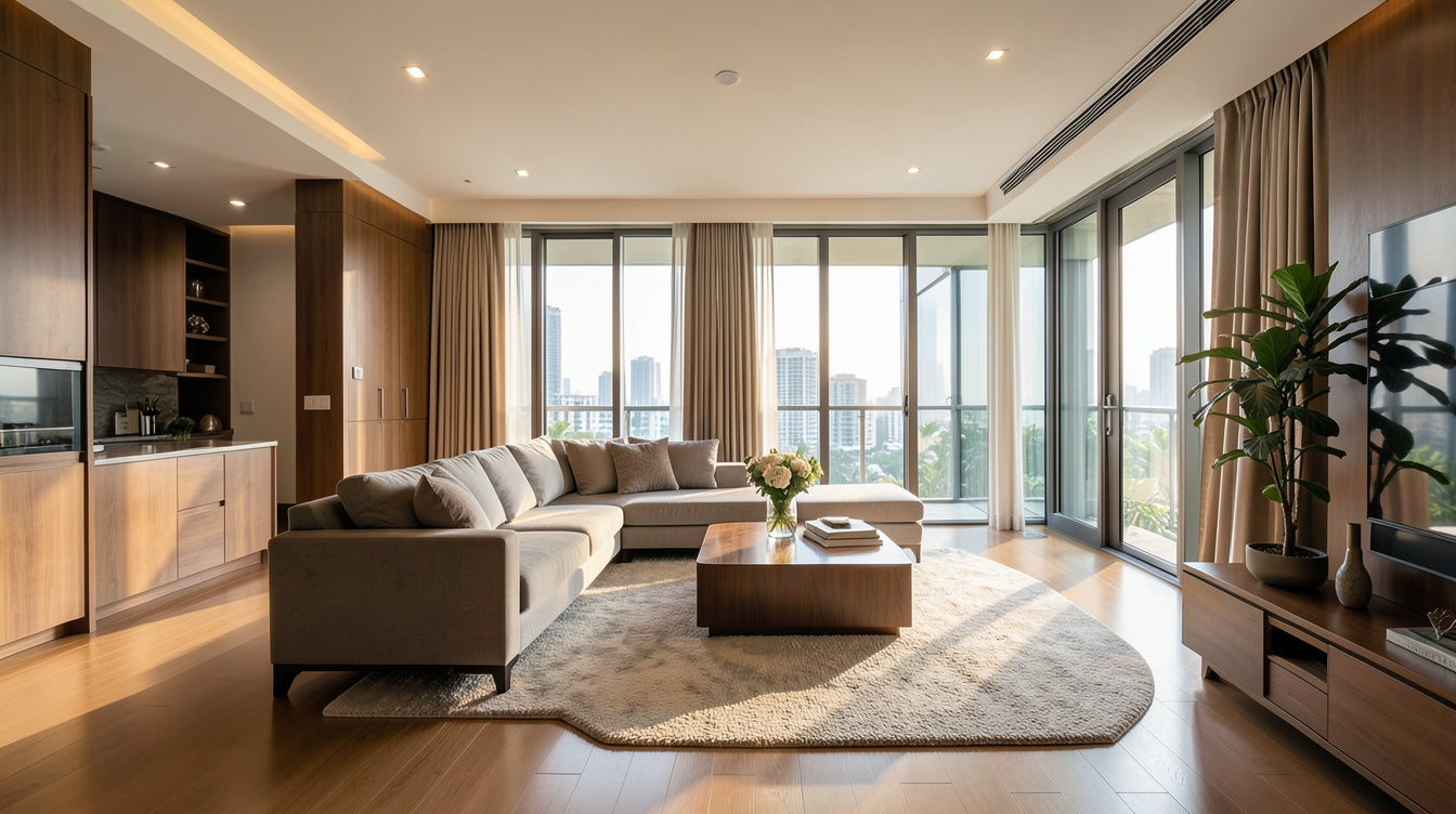 Earthy Tones in Singapore Homes: How to Build a Warm, Grounded Living Room - Singapore Home Interior