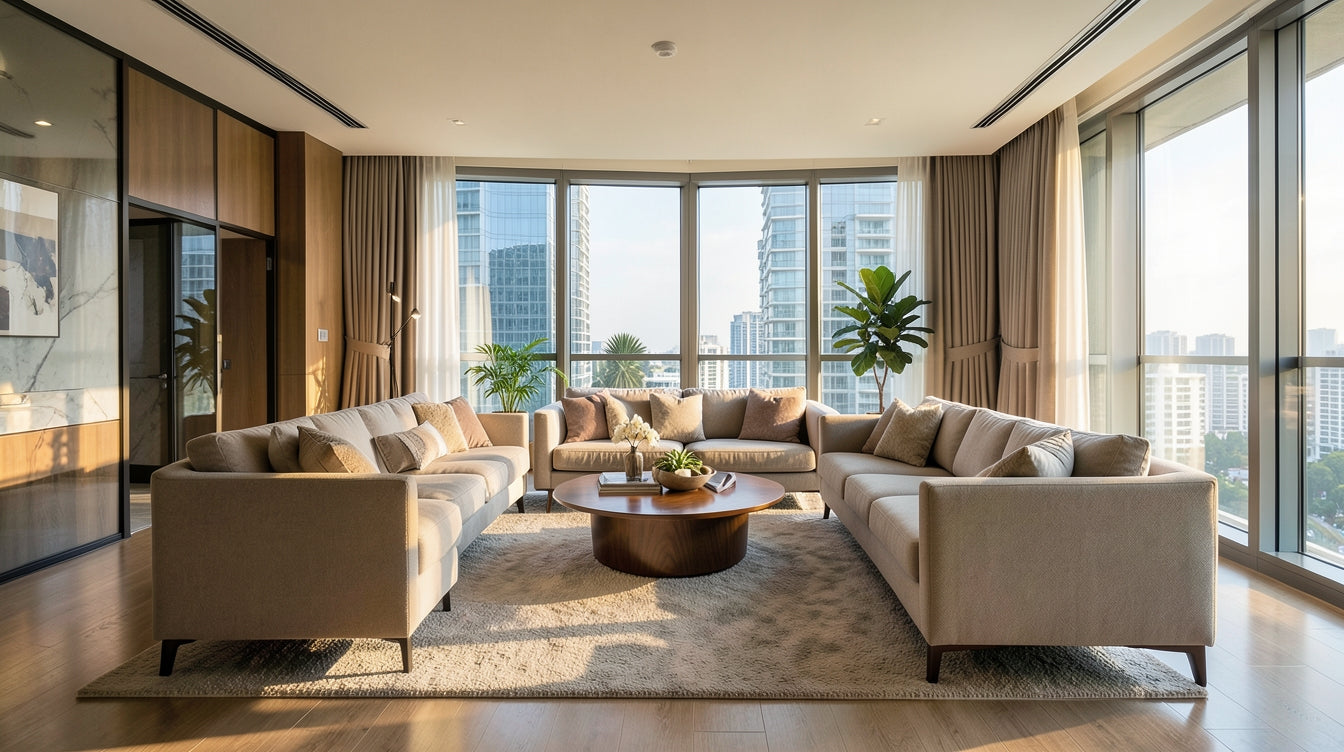 Does Colour Really Make a Room Look Bigger? The Science Behind the Common Advice - Singapore Home Interior