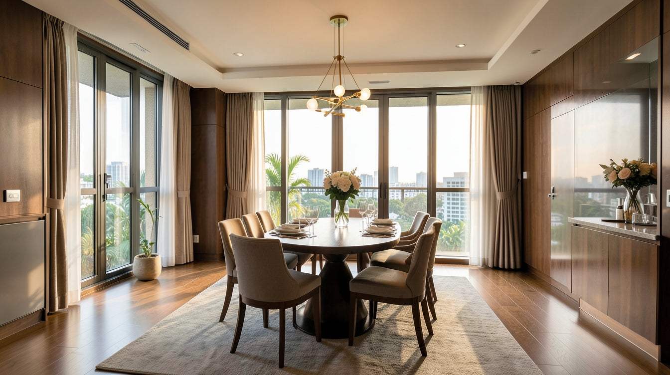 The Underrated Joy of a Perfectly Comfortable Dining Area - Singapore Home Interior