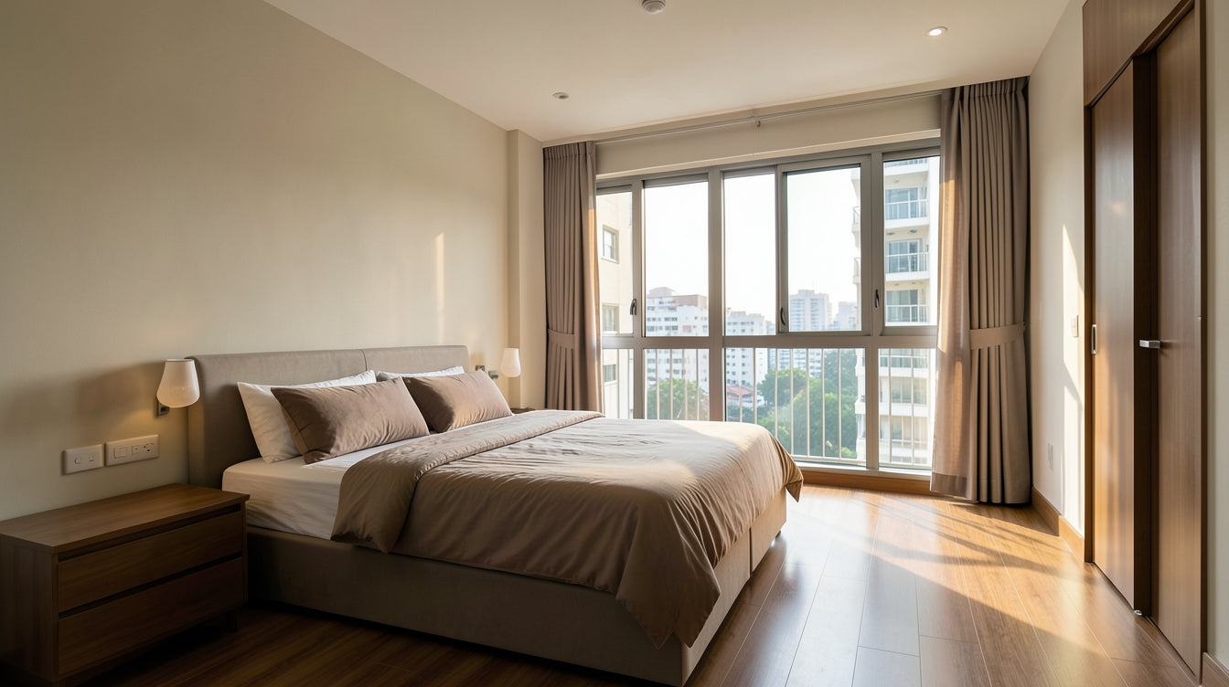 Creating a Bedroom That Feels Like a Retreat in the Middle of Busy Singapore - Singapore Home Interior