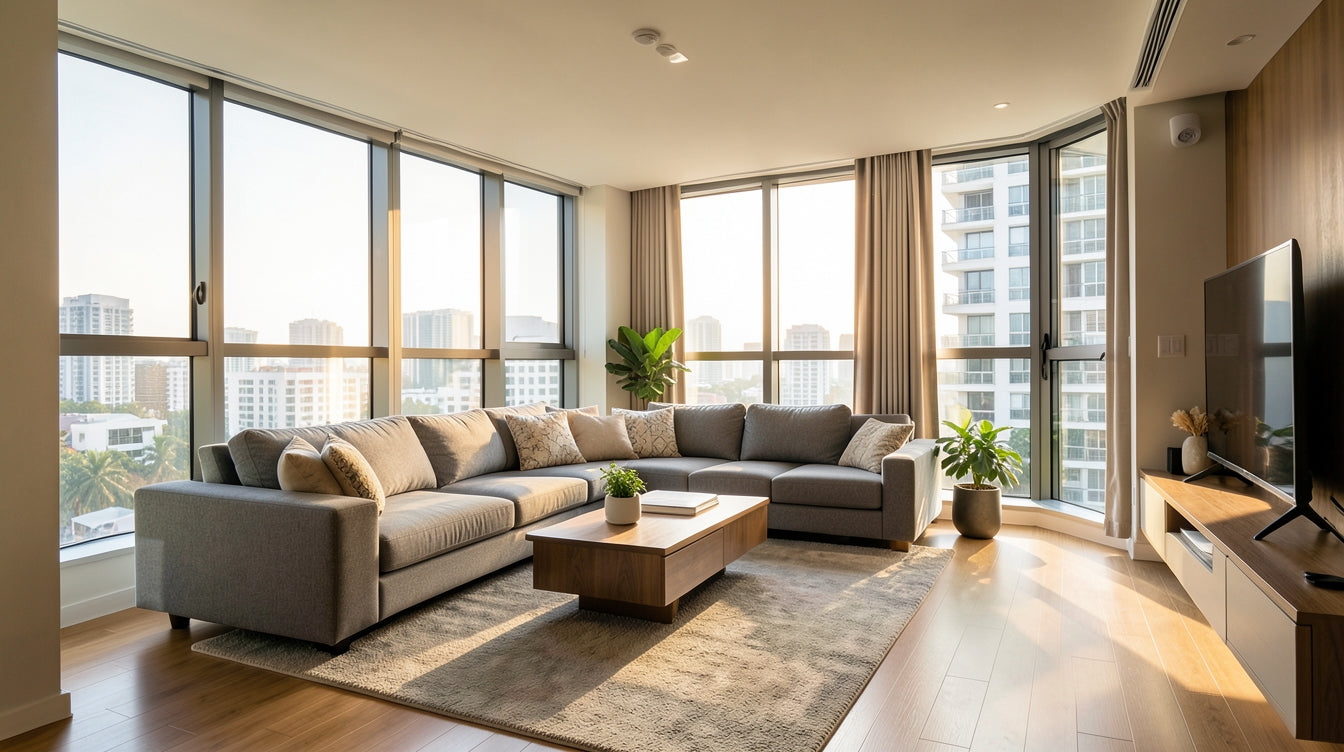 I Measured 50 HDB Living Rooms — Here's the Sofa Size That Fits Almost Every One - Singapore Home Interior