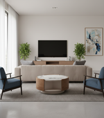 Verona Round Sintered Stone Coffee Table