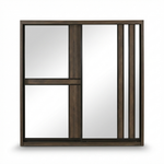Valdez Mirror-Trim Sliding Wardrobe