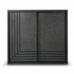 Cabo Dark-Matte Sliding Wardrobe