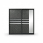 Norwich Contrast-Band Sliding Wardrobe