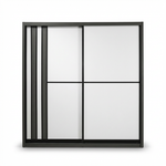 Asse Slim-Stripe Sliding Wardrobe