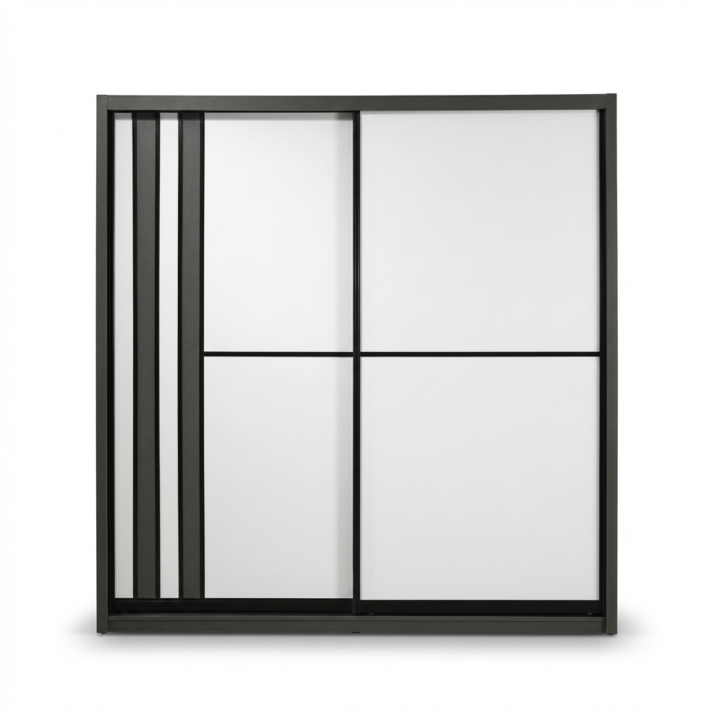 Asse Slim-Stripe Sliding Wardrobe