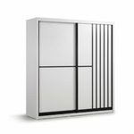 Guelph Bright-Frame Sliding Door Wardrobe