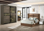 Rioverde Smoked-Glass Style Sliding Wardrobe