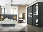 Norwich Contrast-Band Sliding Wardrobe